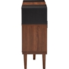 Anderson Sideboard Storage Cabinet - Oak and Espresso - WI-FP-6794-OAK-ESPRESSO