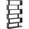Barnes 6 Shelves Bookcase - Dark Brown - WI-FP-6D