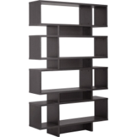 Cassidy 8 Levels Bookshelf - Dark Brown