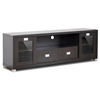 Gosford 69'' TV Stand - Dark Brown, Tempered Glass, 2 Drawers - WI-FTV-881