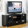 Matlock Modern TV Stand with Glass Doors - WI-FTV-886
