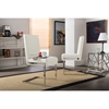 Toulan Faux Leather Dining Chair - White (Set of 2) - WI-GY-180714-WHITE
