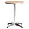 Altgeld Modern Cafe Table with Round Beech Top - WI-HPL-LAMINATED-600-RND