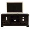 Avington Black TV Stand with Center Storage - WI-HS801