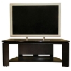 Balboa Black TV Stand with Glass Shelf - WI-HS822