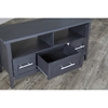 Cascadia 3 Drawers TV Stand - Dark Brown - WI-I-1504