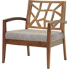 Jennifer Lounge Chair - Walnut, Gravel - WI-JENNIFER-LOUNGE-CHAIR-109-690