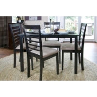 Jet Cheer 5-Piece Dining Set - Wenge and Beige