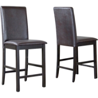 Jet Counter Stool - Dark Brown (Set of 2)