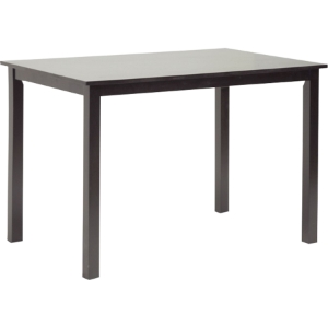Jet Rectangular Dining Table - Dark Brown 