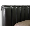 Kent Dark Brown Upholstered Queen Platform Bed - WI-KENT-QUEEN-BED-107