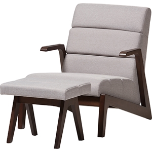 Vino Lounge Chair Set - Gray 