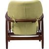 Rundell Upholstered Leisure Accent Chair - Button Tufted, Green - WI-LB888-GREEN