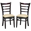 Lanark Dining Chair with Taupe Microfiber Seat - WI-LILY-DC-107-309