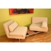 Elona Contemporary Convertible Sofa - Cream - WI-LK06-2-D-02-CREAM