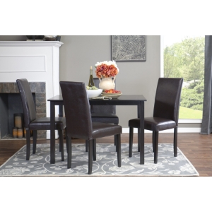 Luna Dining Chair - Dark Brown (Set of 2) 