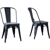 French Bistro Chair - Antique Black (Set of 2) - WI-M-74522AB-5V-DC