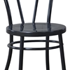 Saxony Steel Dining Chair - Black (Set of 2) - WI-M-74538-BLACK-DC