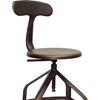 Architect's Backrest Bar Stool - Adjustable Height, Antiqued Copper - WI-M-94137X-30AC-BS