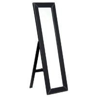 McLean Dark Brown Mirror with Built-In Stand