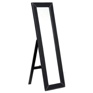 McLean Dark Brown Mirror with Built-In Stand 