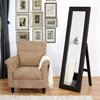 McLean Dark Brown Mirror with Built-In Stand - WI-MIRROR-506064