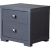 Marco 2 Drawers Nightstand - Dark Brown - WI-P-2DW-NS