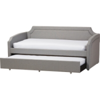 Parkson Twin Daybed - Roll-Out Trundle Bed, Gray
