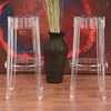 Bettino Acrylic Barstool - Clear (Set of 2) - WI-PC-502A-CLEAR