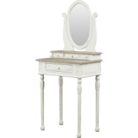 Anjou Accent Dressing Table - Mirror, White