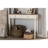 Marquetterie French Provincial Console Table - White and Natural - WI-PRL15VM-AR-M