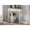 Marquetterie 1 Drawer Console Table - White, Natural - WI-PRL16VM-AR-M