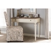 Marquetterie French Provincial Writing Desk - White and Natural - WI-PRL5VM-AR-M-B