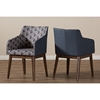 Reece Lounge Chair - Dark Blue (Set of 2) - WI-REECE-DARK-BLUE-AC