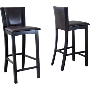 Rinko Bar Stool - Dark Brown (Set of 2) 