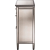 Pierce 2 Doors Accent Cabinet - Silver Mirrored - WI-RS1404