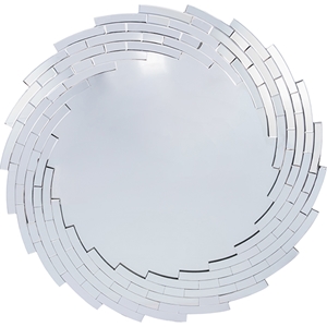 Bonham Round Accent Wall Mirror - Silver 