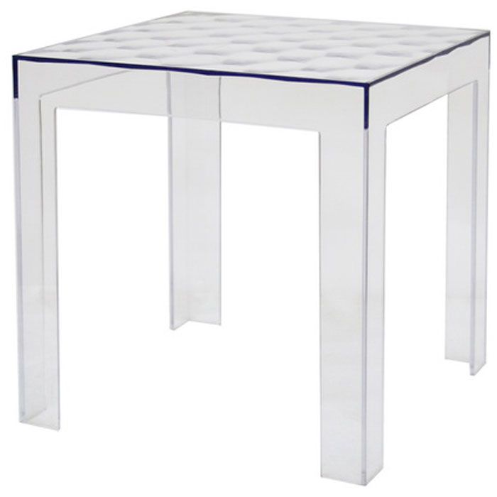 Parq Clear Acrylic Modern End Table 