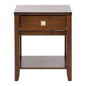 New Jersey Brown Wood End Table 