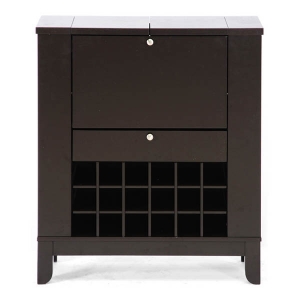 Modesto Brown Modern Wine Cabinet 