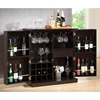 Stanford 2-Door Wooden Wine Cabinet - Wenge, Stemware Rack - WI-RT228-OCC-WENGE-WC