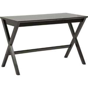 Tulsa Rectangular Desk - Dark Brown 