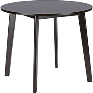 Debbie Round Dining Table - Dark Brown 