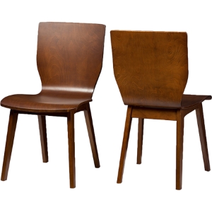 Elsa Dining Chair - Dark Walnut (Set of 2) 