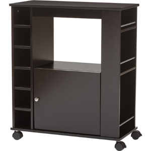 Ontario Dry Bar - 1 Drawer, Dark Brown 