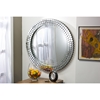 Gavell Oval Accent Wall Mirror - Silver - WI-RXW-0009