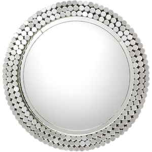 Gavell Oval Accent Wall Mirror - Silver 