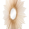 Lambert Round Accent Wall Mirror - Gold - WI-RXW-5359