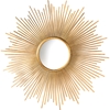 Lambert Round Accent Wall Mirror - Gold - WI-RXW-5359