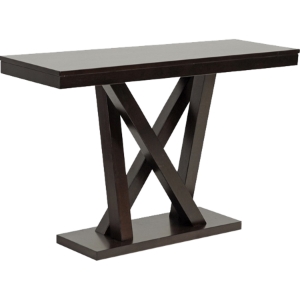 Everdon Rectangular Sofa Table - Dark Brown 